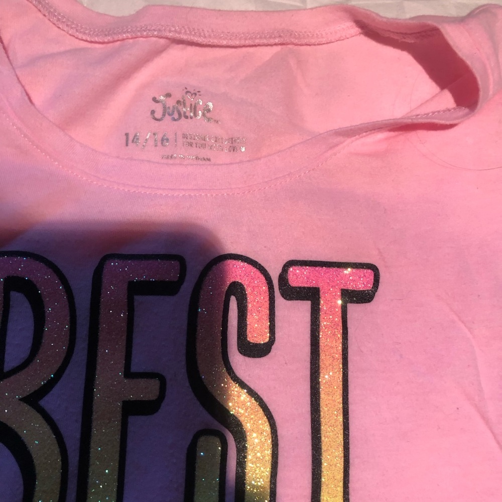 14/16 justice shirt